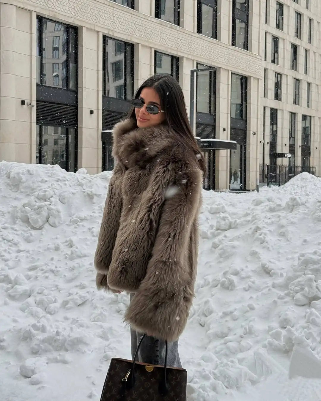 ARDEA FAUX FUR JACKET